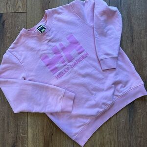 Helly Hansen Pink Crewneck Pullover Sweatshirt Norway Design / large